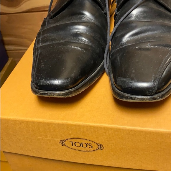 Prada leather oxford shoes main image 4